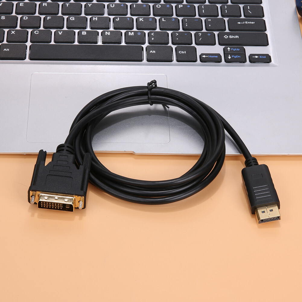 1.8m Thunderbolt 1080P Supported DisplayPort to DVI Adapter Cable