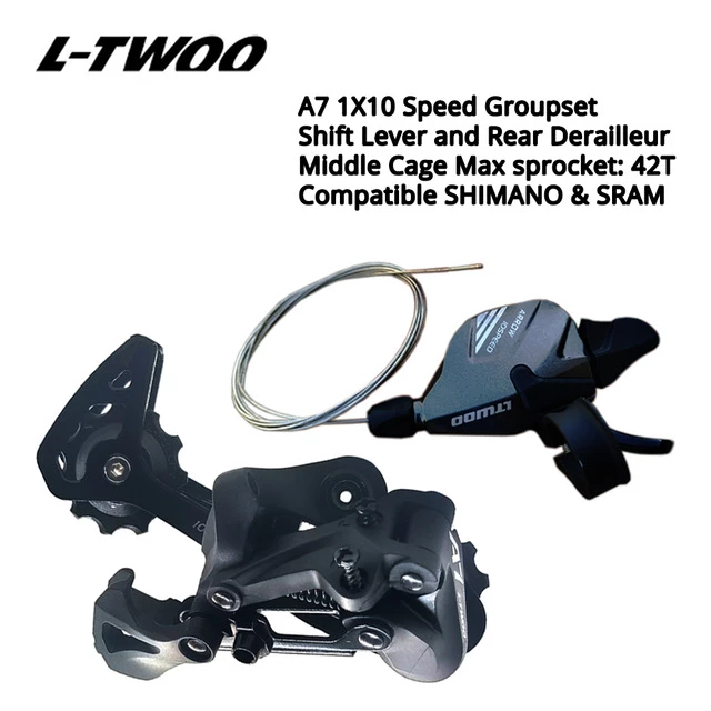 LTWOO A7 10 Speed Groupset 1X10 Speed Right Shifter Lever A7 Rear Derailleur for MTB mountainbike Shifter Schakelaars Compatibel Sram En shimano bike accessories parts