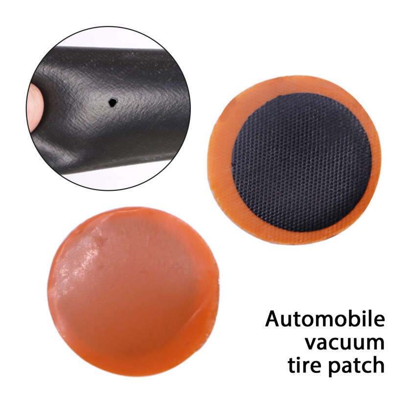 48Pcs 25mm Motorcycle Tire Patch Bicycle Autocycle Tire Repair Piece