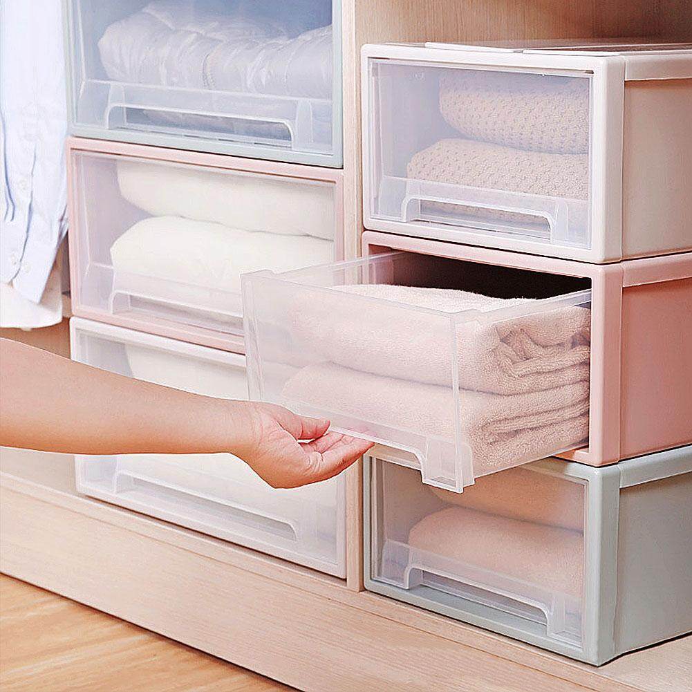 Free Gift Món quà miễn phí Hộp đựng ngăn kéo Mandari chất liệu nhựa cao cấp, khả năng chịu tải mạnh, bền thiết kế trong suốt dễ dàng thấy những gì đựng bên - INTL  hộp nhựa trong suốt  hộp nhựa ngăn kéo  Tủ nhựa 4 tầng