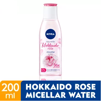 micellar water nivea hokkaido rose