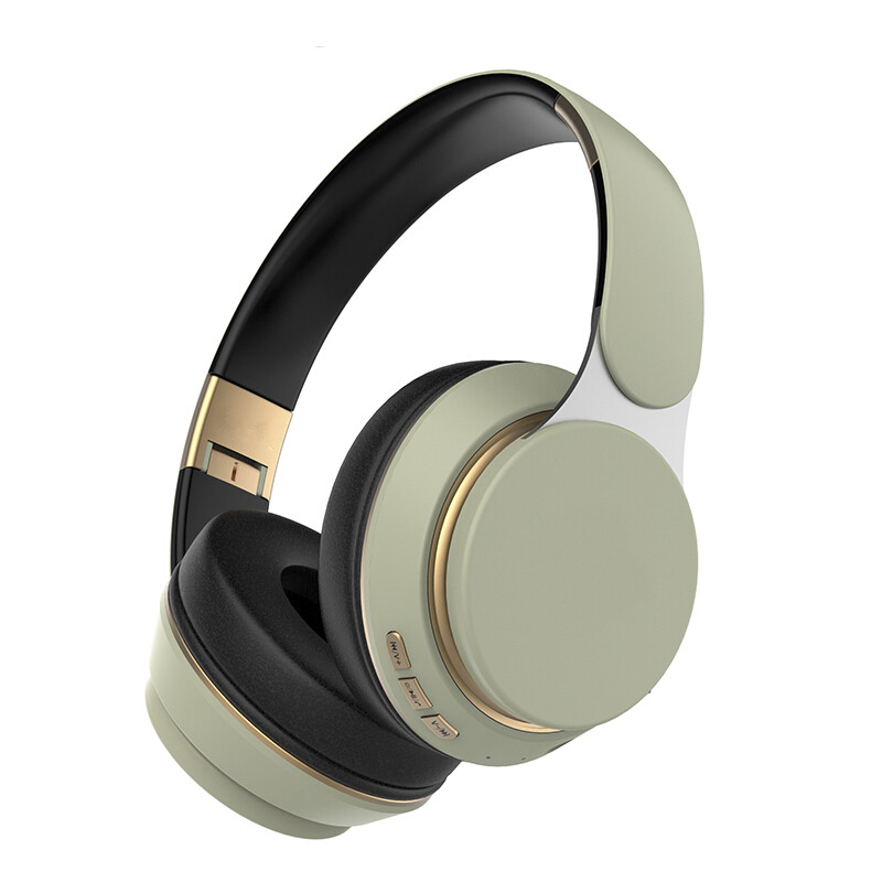 Wireless Headphones Bluetooth--compatible Headset Foldable Stereo Adjustable Earphones With Mic