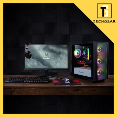 Techgear Budget Gaming PC / Custom Build PC / CPU Desktop Computer / Editing Workstation / Gaming Desktop