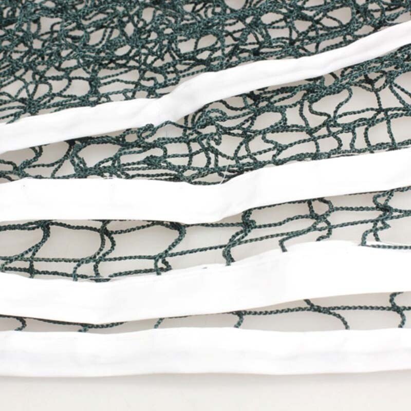 Feng Qi shop Training Standard Braided Badminton Replacement Net Netting Badminton net (only net)