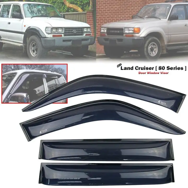 Window Visor Weather Shield Wind Deflector For Toyota Land Cruiser