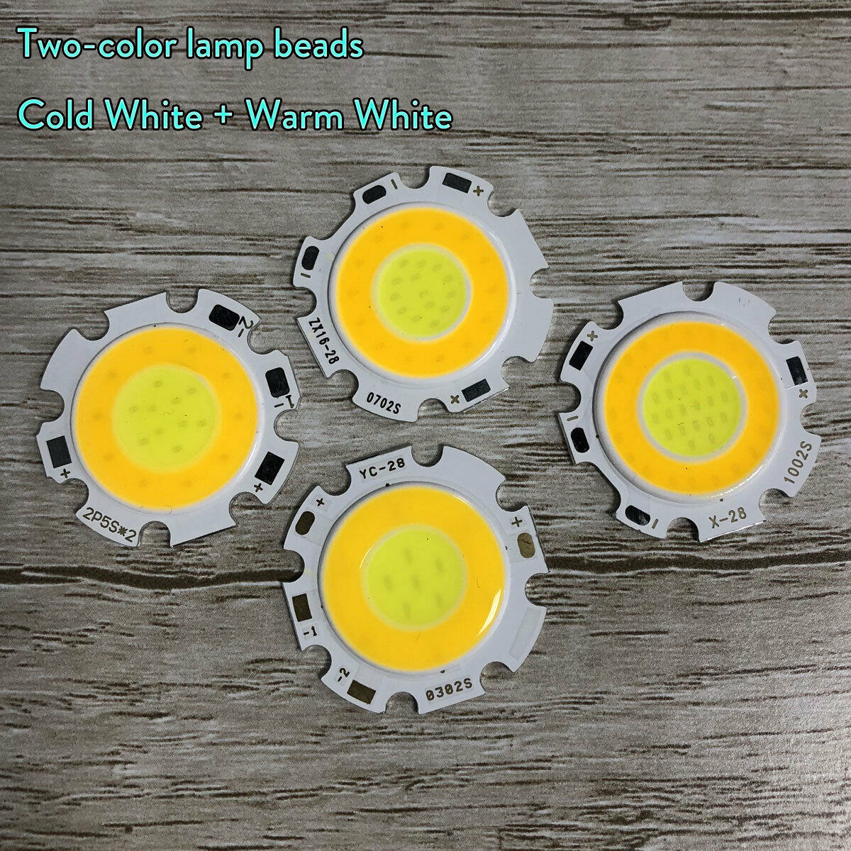 ERANPO  Hạt Đèn LED Tròn Hai Tông Màu 3W 5W 7W 10W Chip Cob Cho Bóng Đèn LED