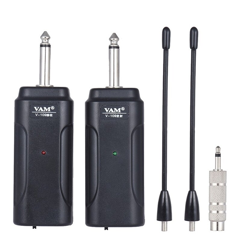 Portable Wireless Audio Guitar Transmitter Receiver System For Electric Guitar Bass Electric Violin Musical Instrument Wireless Receiver