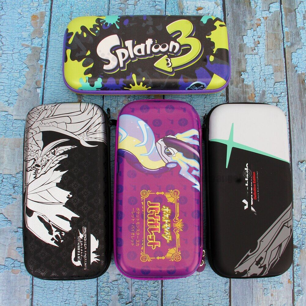 [HOT] For nintendo switch oled SPLATOON 3 Portable Hand Case Storage Bag for NIntendo Switch Accessories