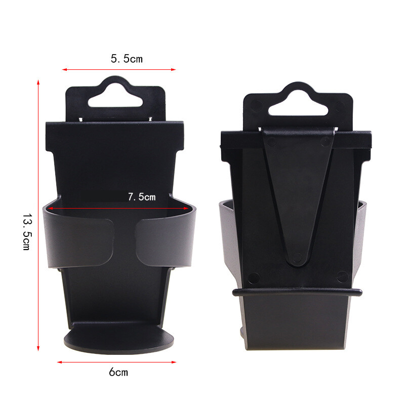 Aolie Car Cup Holder Universal Adjustable Black Truck Door Mount Drink Bottle Stand