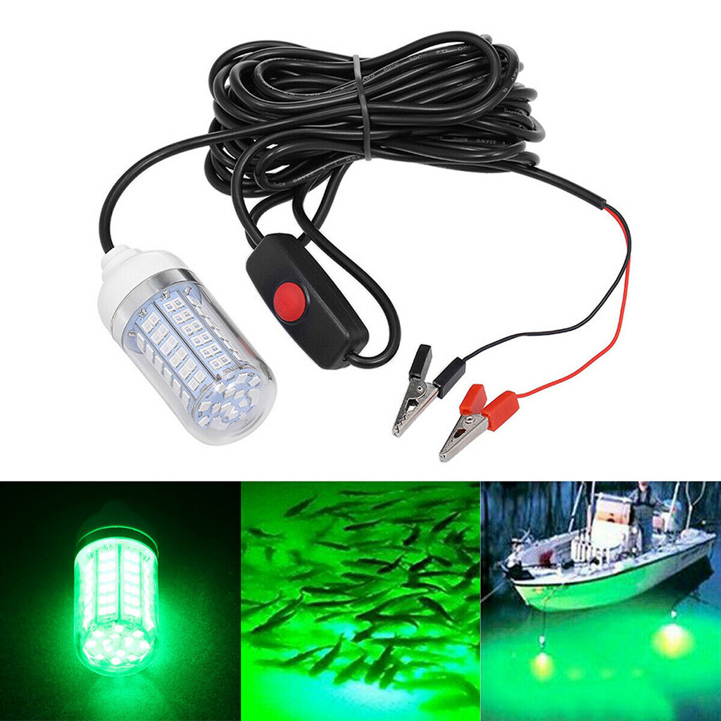 DYNWAVE 108 LED Underwater Submersible Night Fishing Light Crappie Shad Squid Lure Boat