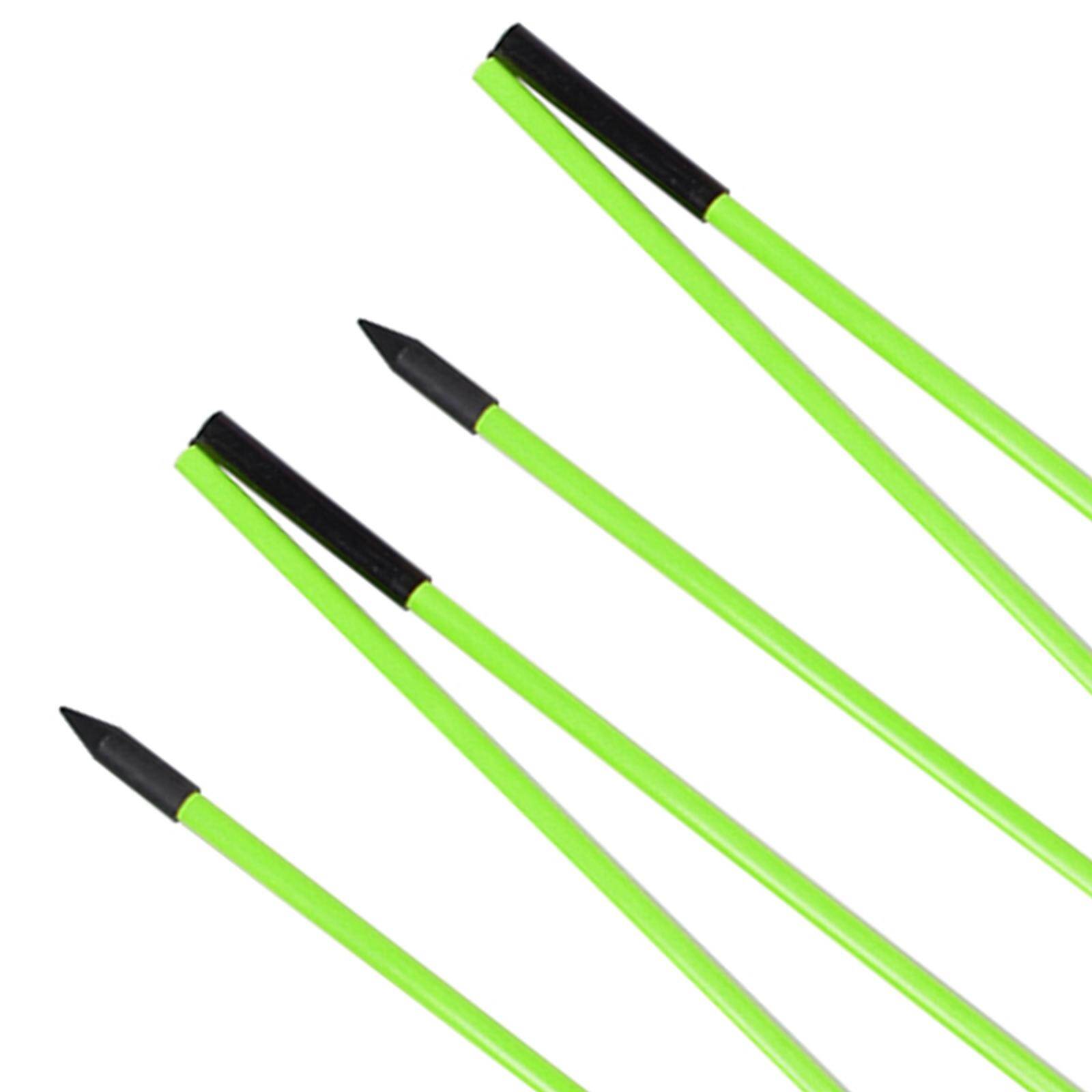 aternee 2x Golf Alignment Training Sticks, Golf Swing Trainer, 3 Sections 48 inch Folding Alignment Rods for Full Swing, Putting, Aiming