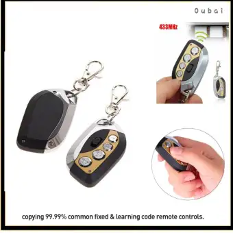 Oubai 433mhz 4 Button Anti Theft Gate Garage Door Opener Fixed