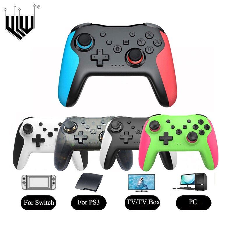YLW NS009 Bluetooth Game Controller Wireless Gamepad For Nintendo Switch Controller PS3 PC Windows 7 10 Dual Vibration Joystick Smartwatches