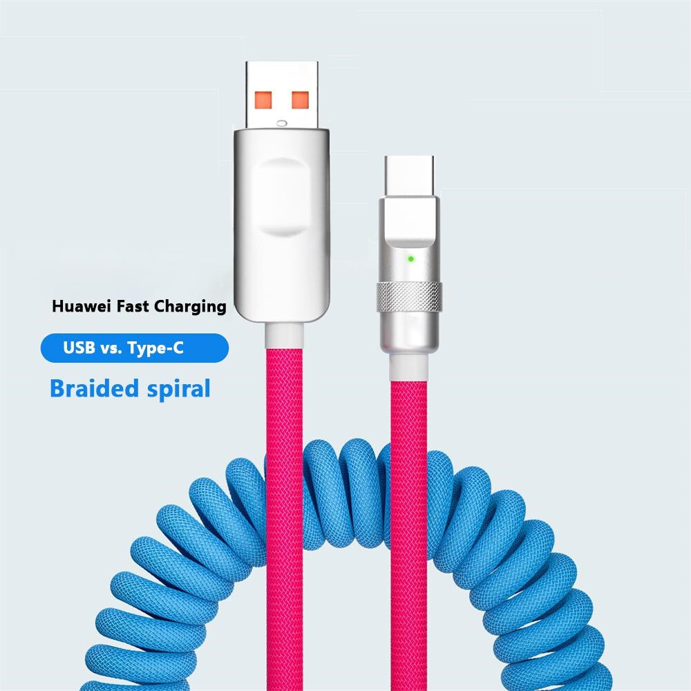 Doudoulie 6A Super Fast Charging Data Cable Type-C Data Cable Pd 27w Charger For Fast Charger Phone Charging Cable