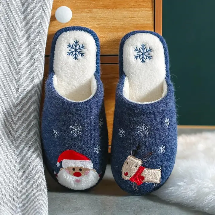 boys christmas slippers