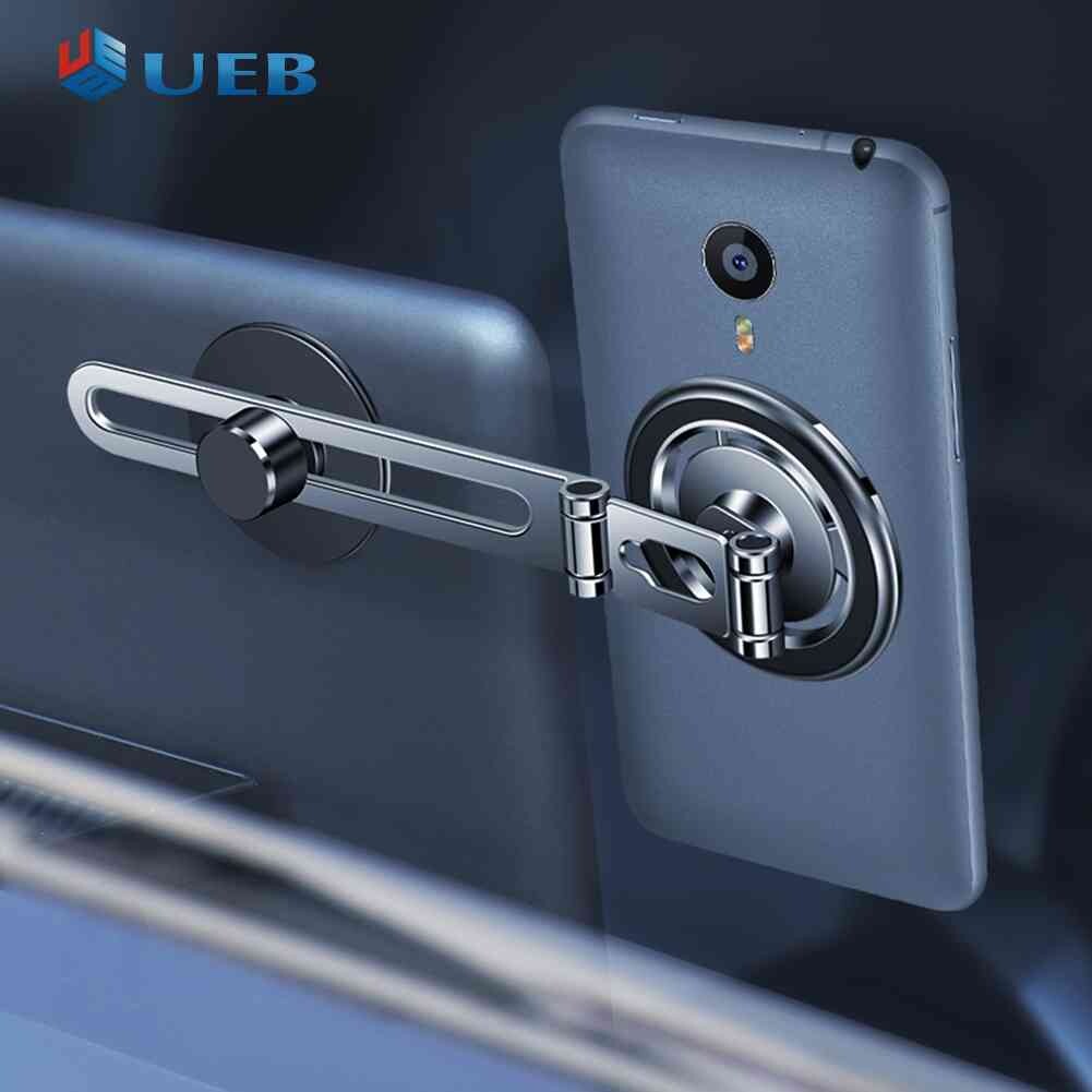 Invisible Car Phone Holder Adjustable Foldable Laptop Screen Monitor 360 Degree Rotating Portable for MackBook/iPhone 12/13/14 for Tesla Model 3/Y/X/S
