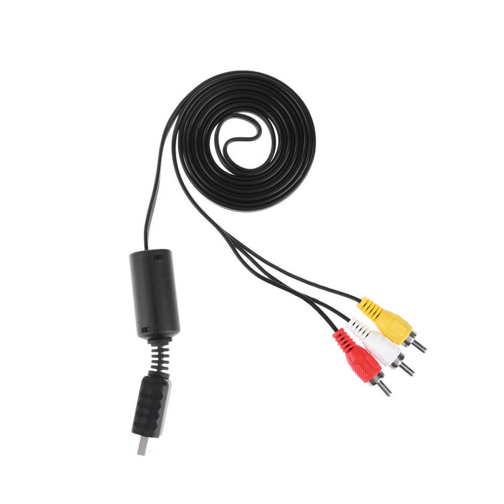 1PC 1.8m 3 Cáp video/âm thanh RCA Màu đen Bộ chuyển đổi đa đầu ra TV AVwire