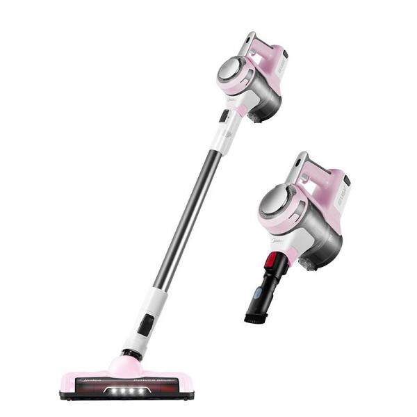 Midea P3pink 2 in 1 Cordless Vacuum Cleaner LED Handheld Stick Lightweight, 9Kpa Powerful Suction,Suitable for Home and Car Singapore