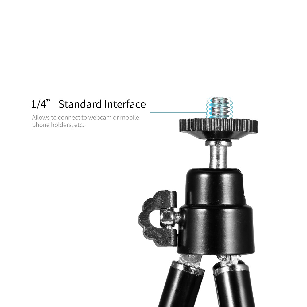 Webcam Mini Cầm Tay Chân Máy Cho Điện Thoại Thông Minh Máy Ảnh Web Linh Hoạt Nhẹ Giá Đỡ Để Bàn Giá Đỡ Điện Thoại Giá Để Bàn