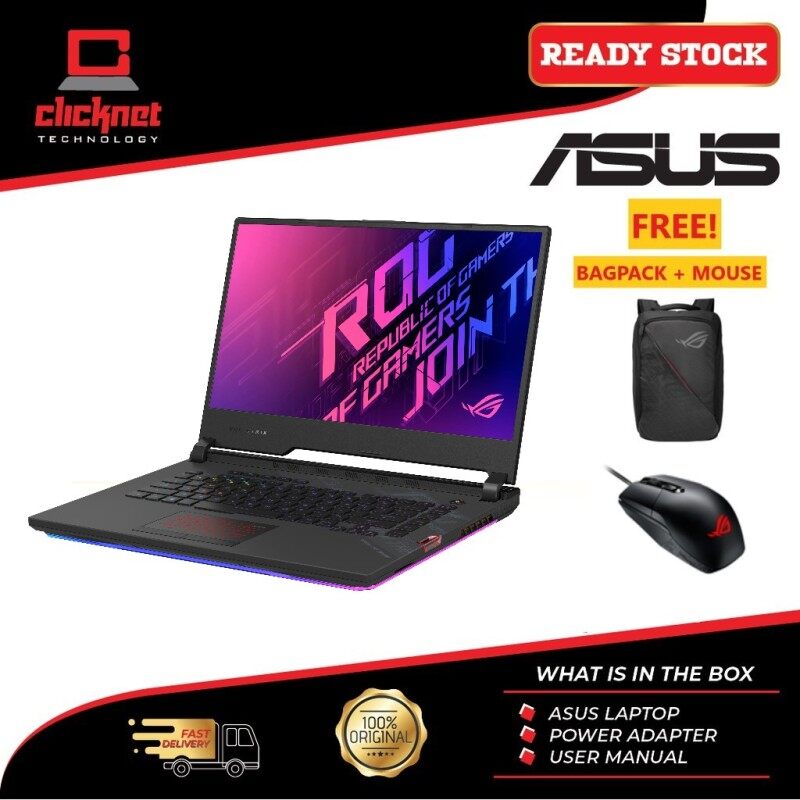 ROG STRIX SCAR 15 (G532L-WSHF083T)/ i7-10875H/ 16GB RAM/ 512GB + 512GB SSD/ RTX 2070 Super/ Windows 10/ 2 Years Warranty Malaysia