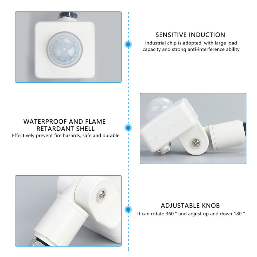 220V PIR Body Infrared Motion Sensor Automatic Switch Infrared Intelligent