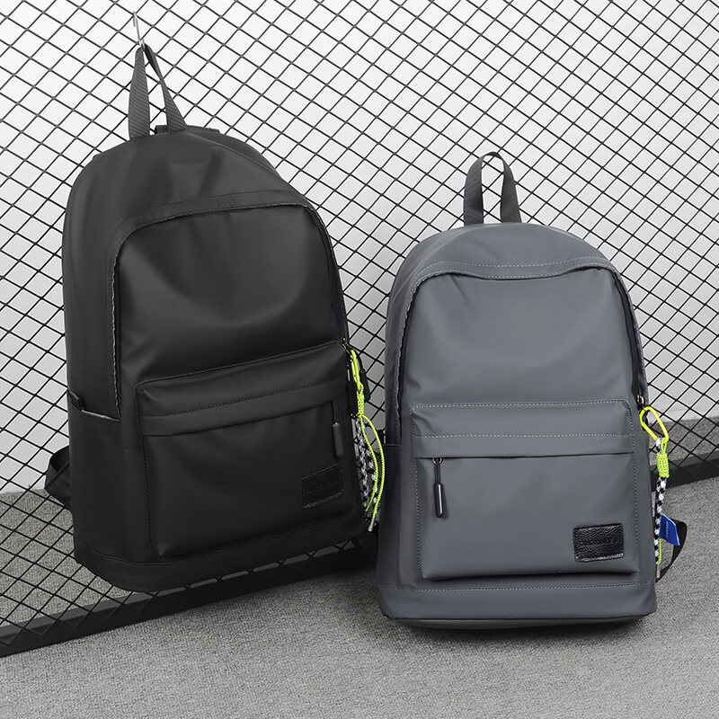 QFDI Men's backpack student schoolbag high school students backpack Korean version casual large-capacity backpack computer backpack