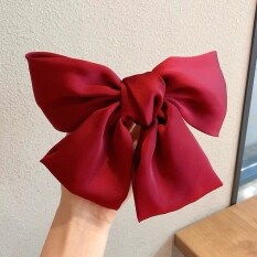 Nơ kẹp tóc dành cho nữ nơ 2 lớp xin xắn ngọt ngào phong cách Hàn Quốc FINE TOO