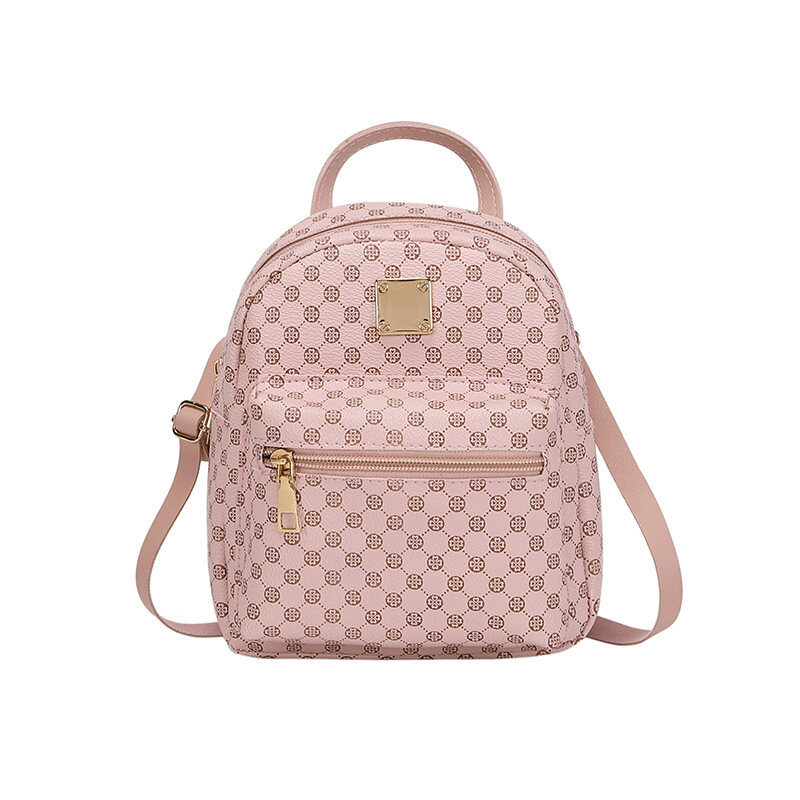 HOBIBEAR Women's backpack fashion retro print mini backpack multifunctional backpack