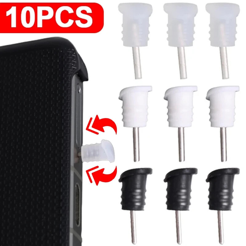 10/5 cái giắc cắm tai nghe 3.5mm đầu bọc chống bụi silicon nút chặn chống bụi giao diện Micro âm thanh thông dụng tai nghe điện thoại lỗ bảo vệ