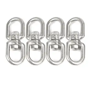 3 Pcs 304 Stainless Steel Hanging Basket Spinners Swivel Hook