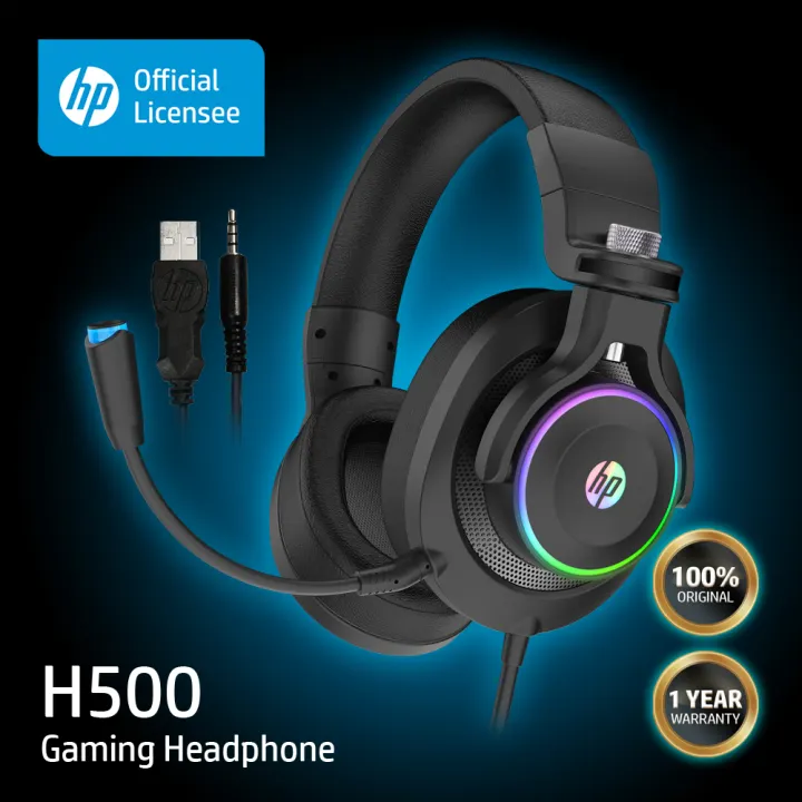 hp over ear headphones with mic