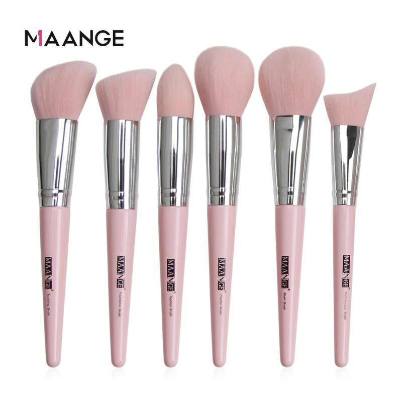 Maange 6 Cái Big Soft Cọ Trang Điểm Mặt Tranh Người Đẹp Màu Phấn Hồng Highlight Cọ Trang Điểm