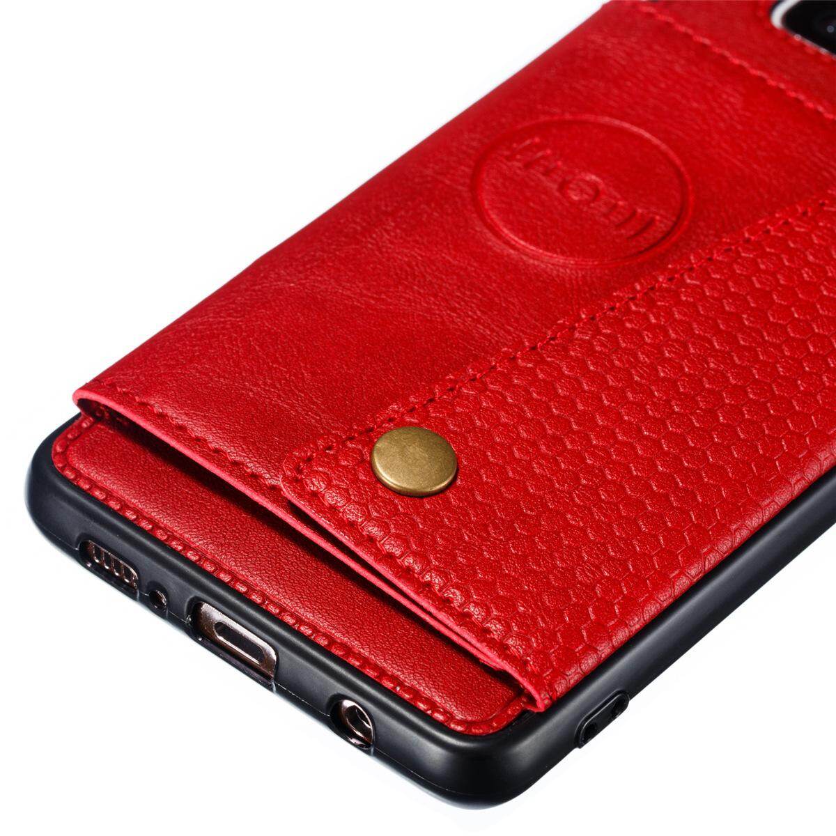 Cho Samsung s10plus S10 + da trường hợp nhiều Folio lật Bìa Wallet trở lại trường hợp vỏ, có thể làm việc với gắn trên xe hơi, ẩn thẻ tín dụng ID khe giữ, retro nút kim loại clasp, đứng hỗ trợ