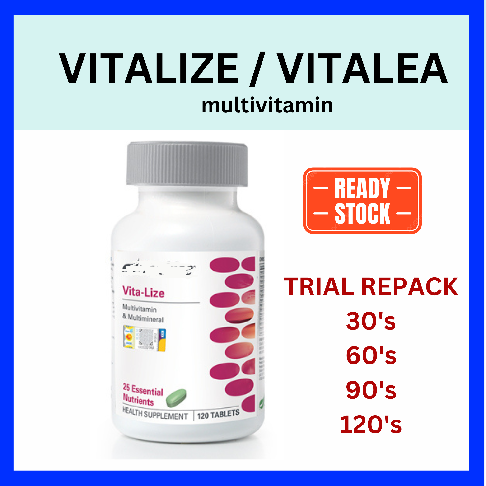 Shaklee vitlea Vitalize Vita Lea iron plus EXPIRY MAY 2025 Shaklee