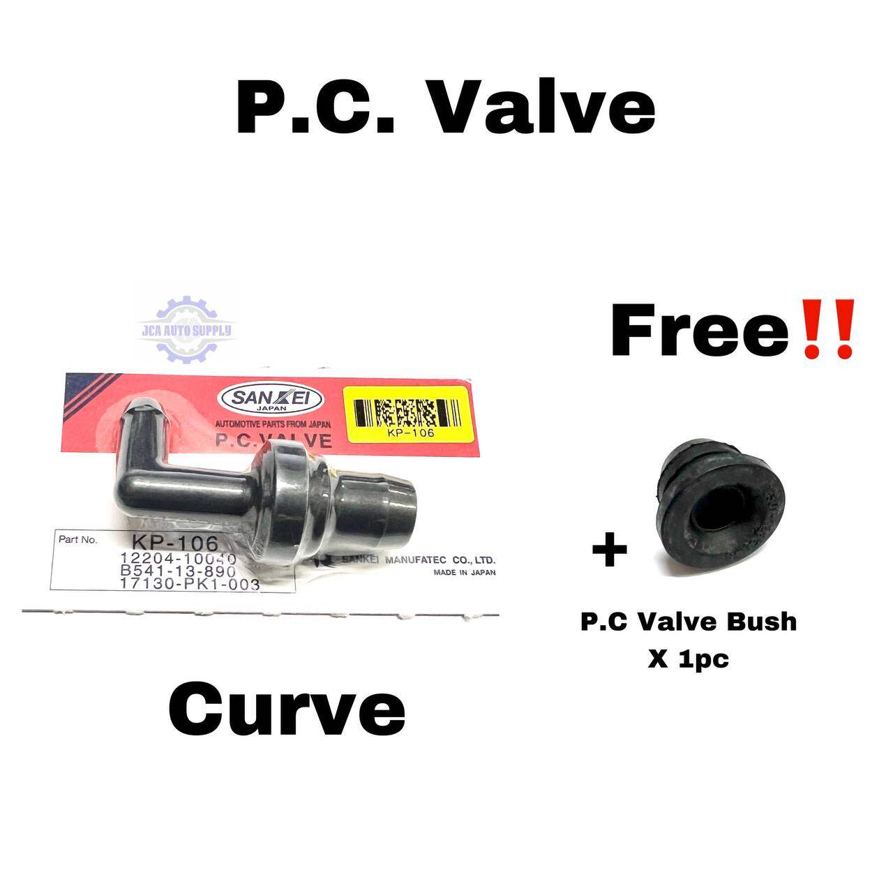 PVCValveCurveStraightToyota AE101 EE90 Proton Honda SM4 Mazda TX3 PCV KP104 KP106SANKEI