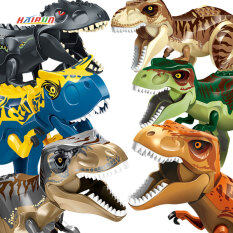 Khủng Long Khối Xây Dựng Công Viên Kỷ Jura Khủng Long Thế Giới 2 LEGOs DIY Lắp Ráp Gạch Hình Dino Tyrannosaurus Rex Pterizard Raptor Đồ Chơi Trẻ Em Quà Tặng Trẻ Em