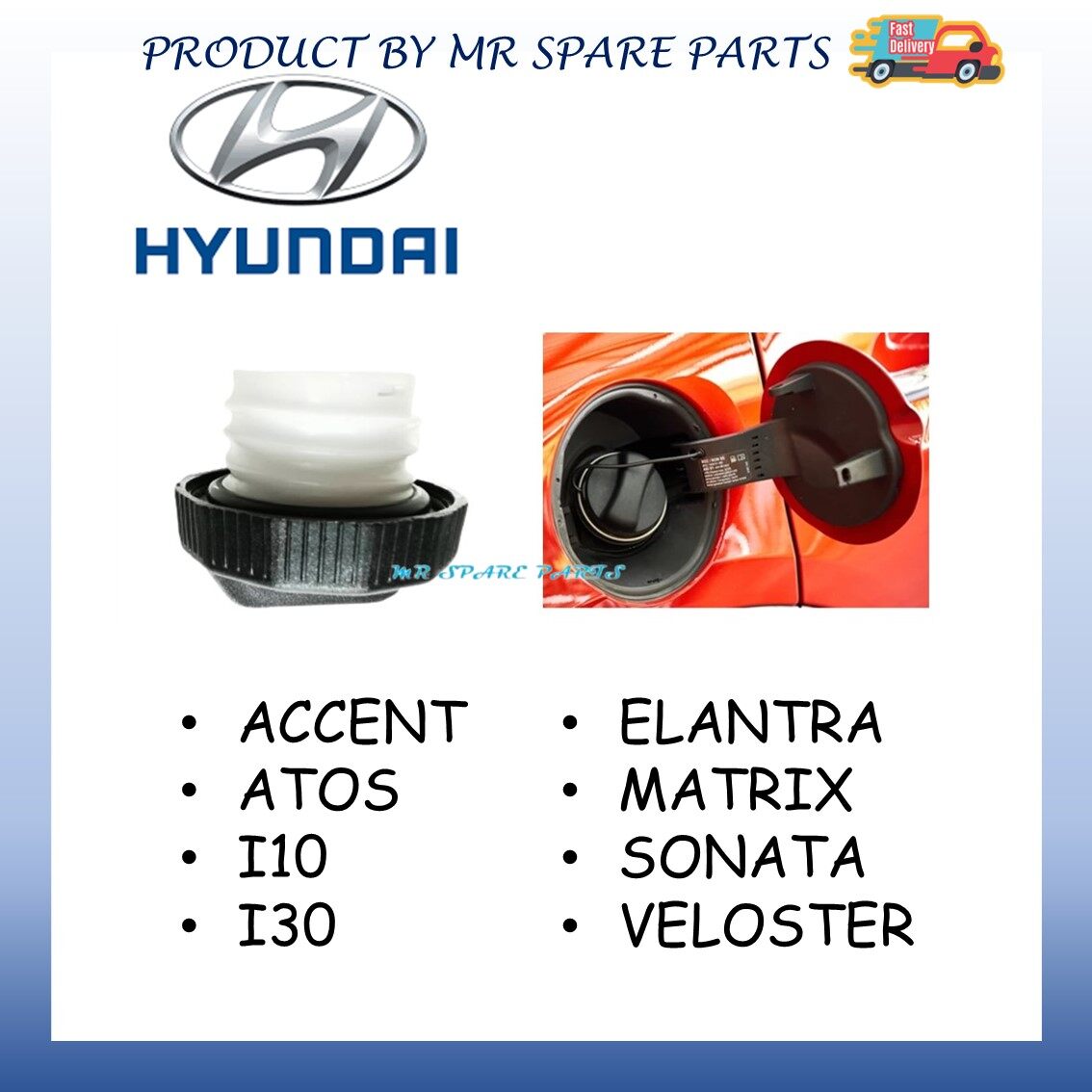 HYUNDAI PETROL TANK / FUEL TANK / TANGKI MINYAK CAP (OEM) ACCENT ATOS