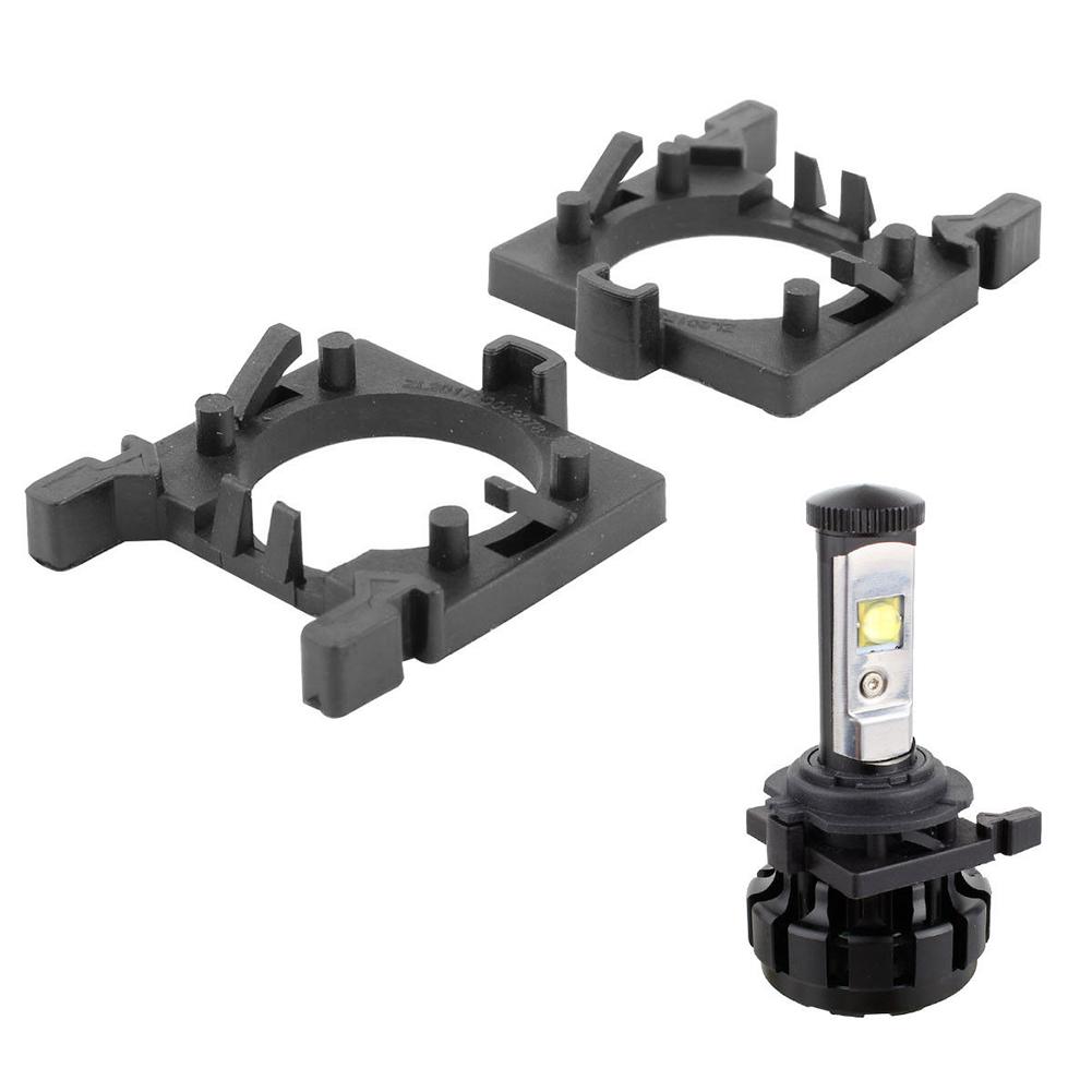 2pcs H7 LED Headlight Bulb Holders Adapters for Ford Focus Fiesta Mondeo