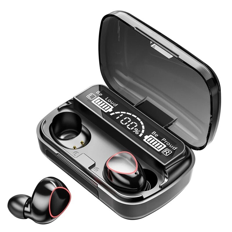 ♥Miễn phí vận chuyển♥M10 TWS Bluetooth 5.1 9D surround âm thanh HIFI Bluetooth Tai nghe nhét tai không dây Bộ tai nghe chơi game Earbuds tai nghe stereo thể thao Earpod zweicx