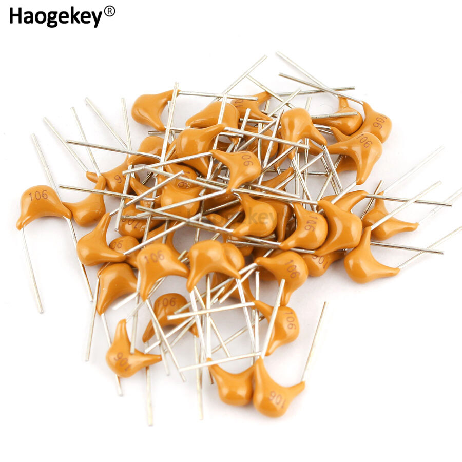 500pcs/lot Multilayer Ceramic Capacitor Combo Kit 10Values*50pcs 0.1uF-10uF(104~106) 50V Box