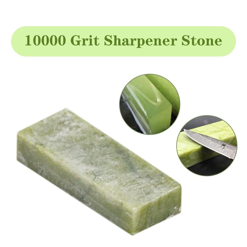 10000 Grit Mini Sharpener Stone Polishing Whetstone Nature Jade Oil Stone For Knife Razor Sharpening Stone Super Fine