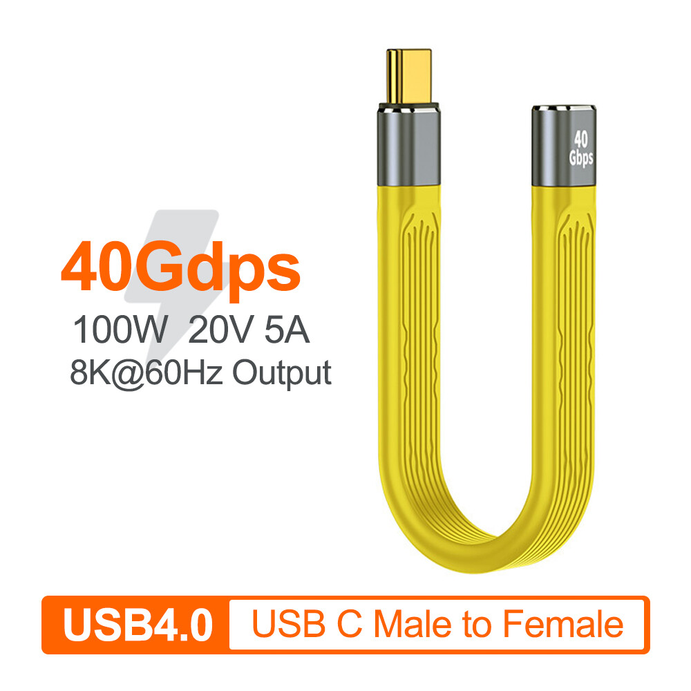 Fonken usb 4.0 gen3 thunderbolt 3 data cable pd 100w 5a fast charging usb c to type c cable 8k 60hz cable usb type c 40gbps data cable