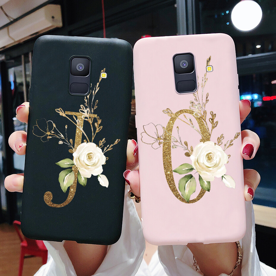 For Samsung Galaxy A6 2018 A600 Case Cute Letters Soft TPU Phone Cover Casing For Samsung A6 2018 SM-A600G Case 5.6‘’