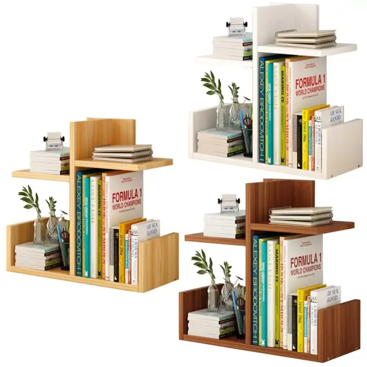 Mizona Simple Combination Bookcase Desktop Stands Creative Student