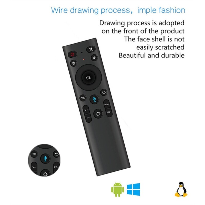 Q5 Air Mouse Bluetooth-Compatible Remote Voice Control for Smart TV Android Box