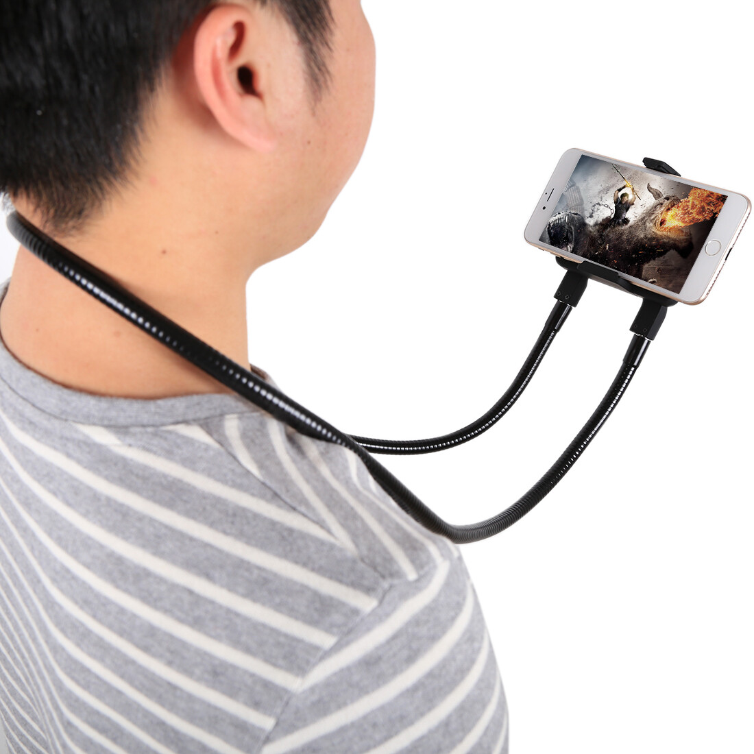 Lazy Bracket Neck Holder Flexible Long Arm Mount, For iPhone, Galaxy, Huawei, Xiaomi, LG, HTC and Other Smart Phones