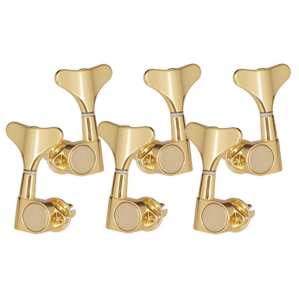 Baoblaze 6 Pieces Twist-lock Guitar String Tuning Pegs Keys 3 Left 3 Right Guitar Machine Heads Knobs for Electric Guitar