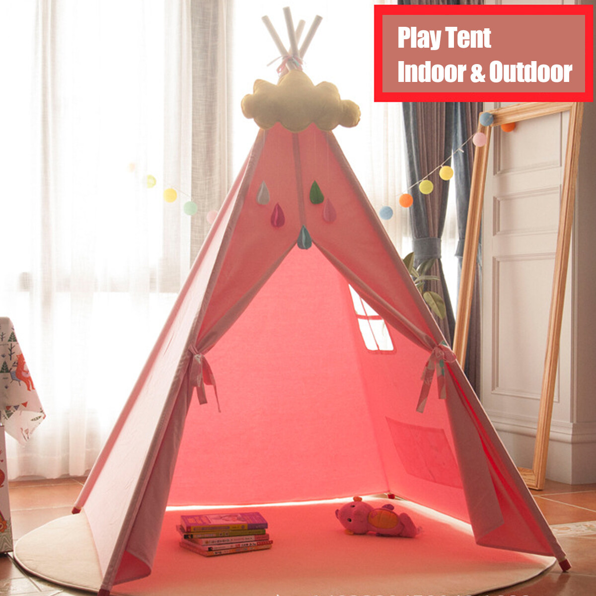 play teepee with lights