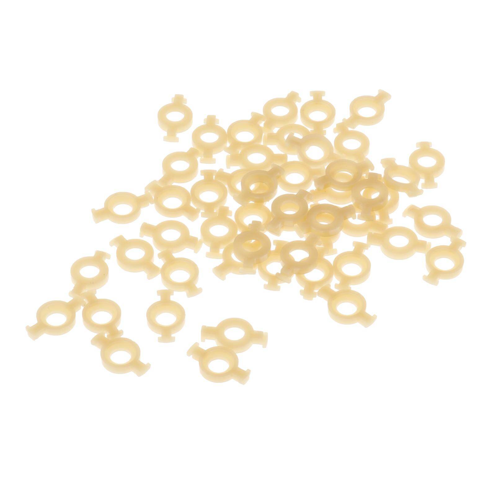 Baoblaze 50pcs Plastic Trumpet Valve Guides Repairing Replacement Parts Instrument