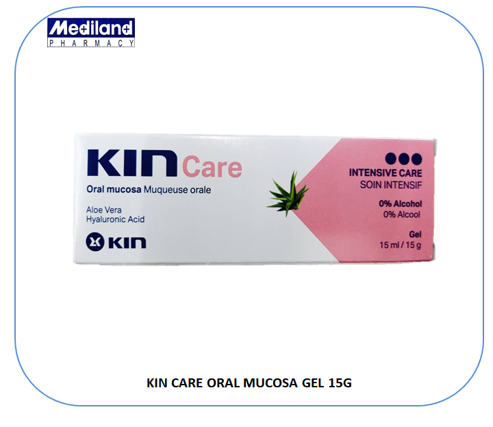 KIN CARE ORAL MUCOSA GEL 15G (MOUTH ULCER/ORTHODONTIC) Lazada